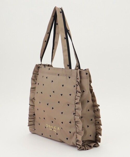 TOCCA（トッカ）の「DANCING LOVE FRILL SUBBAG サブバッグ（エコバッグ/サブバッグ・レディース・スカイブルー系/ベージュ系/ネイビー系/ブラック系/レッド系・F）」の12枚目の写真