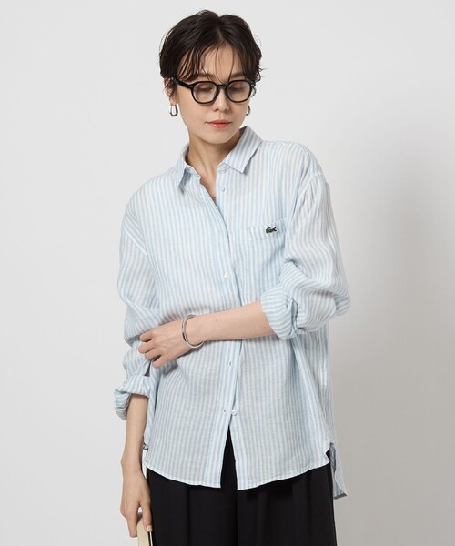 セール】＜LACOSTE＞オーバーサイズ シャツ（シャツ/ブラウス
