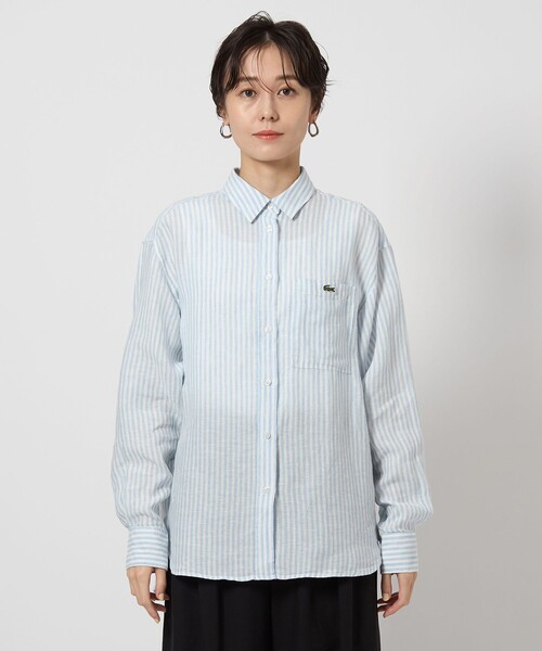 セール】＜LACOSTE＞オーバーサイズ シャツ（シャツ/ブラウス