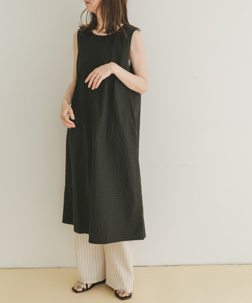 AZABU INTERNATIONAL ノースリーブワンピース 11 セール】サッカーノースリーブワンピース（ワンピース）｜ITEMS