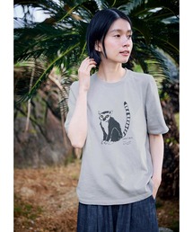 Sunny clouds | サニークラウズ　ワオキツネザルＴシャツ〈レディース〉(Tシャツ/カットソー)