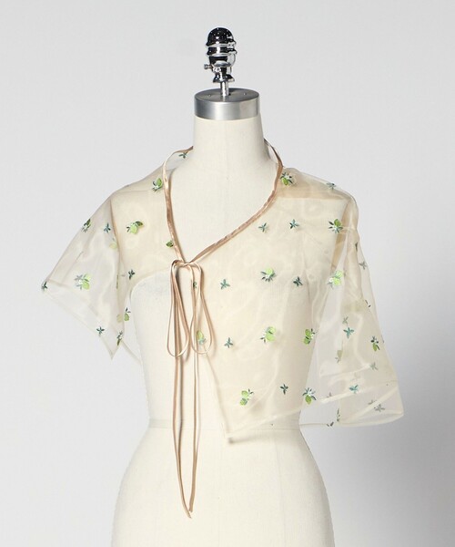 LOEFF（ロエフ）の「＜LOEFF＞モヒート エンブロイダリー サロン（ストール/ショール・レディース・ベージュ・FREE）」の7枚目の写真