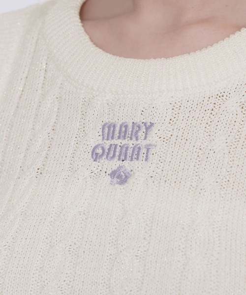 ラメケーブル プルオーバー（ニット/セーター）｜MARY QUANT