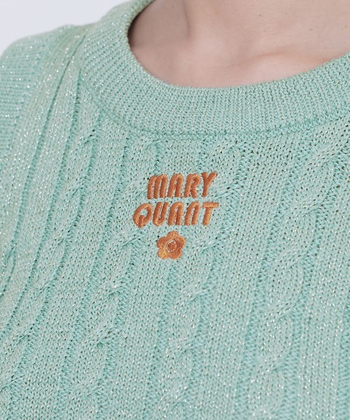 ラメケーブル プルオーバー（ニット/セーター）｜MARY QUANT