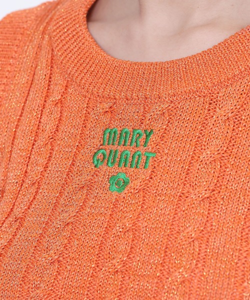 ニット セーター マリークワント mary quant ラメケーブル プルオーバー レディース MARY QUANT ONLINE SHOP｜マリークヮントオンラインショップ
