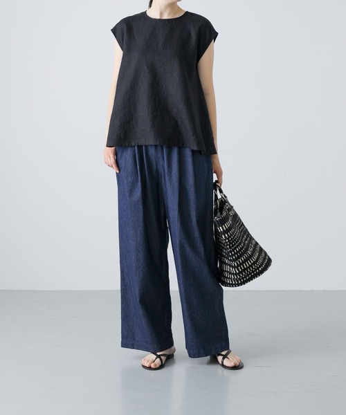 かぐれ　リネンフレアブラウス かぐれ（カグレ）の「リネンフレアブラウス（シャツ/ブラウス