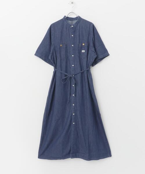 URBAN RESEARCH ROSSO WOMEN（アーバンリサーチ　ロッソ）の「『別注』Lee×ROSSO　WORK ONE-PIECE（ワンピース・レディース・インディゴブルー/ライトインディゴブルー・FREE）」の11枚目の写真
