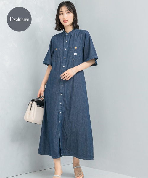 Lee×ROSSO　WORK DRESS FREE ライトインディゴブルー 別注』Lee×ROSSO WORK ONE-PIECE（ワンピース）｜URBAN RESEARCH