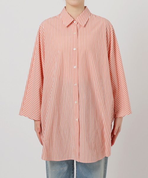 FRAMeWORK ハーフスリーブポンチョシャツ　サックスブルー FRAMeWORK（フレームワーク）の「≪追加≫ハーフスリーブ