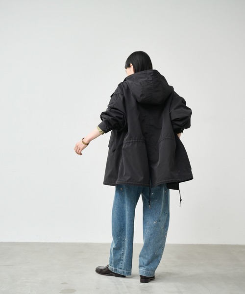 kha:ki（カーキ）の「「KHA:KI / カーキ」NEW TYPE-51 PARKA（ミリタリージャケット・レディース・オフホワイト/ブラック/マルチ/オリーブ・1）」の21枚目の写真