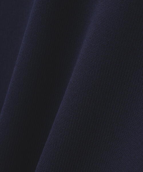 N.（N. Natural Beauty Basic）（エヌエヌナチュラルビューティーベーシック）の「ラインコンパクトニット（ニット/セーター・レディース・オレンジ/オフホワイト/ネイビー・MEDIUM）」の10枚目の写真