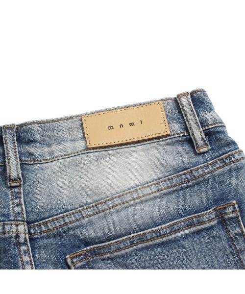 mnml（ミニマル）の「【mnml】X1 STRETCH DENIM [I]（デニムパンツ・メンズ・ブルー系その他/ライトブルー/ブラック・28/29/30/32/34/36/38）」の12枚目の写真