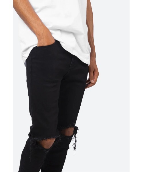 mnml（ミニマル）の「【mnml】X1 STRETCH DENIM [I]（デニムパンツ・メンズ・ブルー系その他/ライトブルー/ブラック・28/29/30/32/34/36/38）」の18枚目の写真