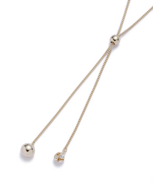 NATURAL BEAUTY BASIC（ナチュラルビューティーベーシック）の「チェリーラリエット（ネックレス・レディース・ゴールド/シルバー・ﾌﾘ-）」の2枚目の写真
