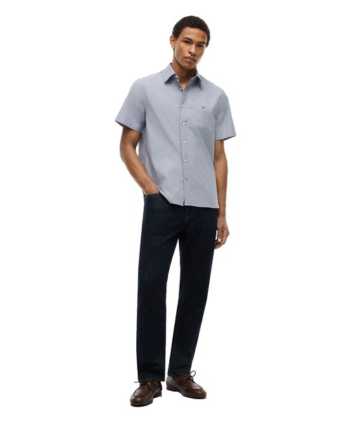 TOMMY HILFIGER（トミーヒルフィガー）の「オックスフォードソリッドショートスリーブシャツ（シャツ/ブラウス・メンズ・イエロー/ホワイト/マルチ/レッド/ピンク・LARGE/SMALL/MEDIUM/X-LARGE）」の16枚目の写真