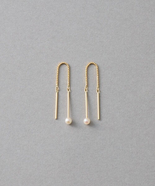 ete ☆ K18YG パール アメリカンピアス K18YG パール アメリカンピアス（ピアス（両耳用））｜ete（エテ
