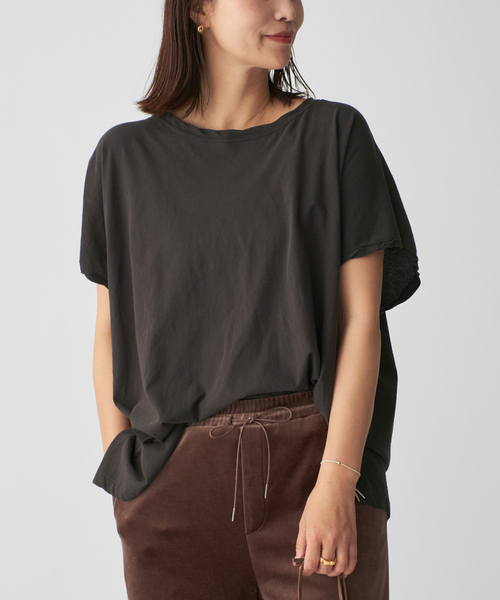 GREYCHORD（グレーコード）の「GREYCHORD グレイコード IVY Football design Tee LSGC00506NGR/SDG（Tシャツ/カットソー・レディース・ブラウン/チャコールグレー・FREE）」の20枚目の写真