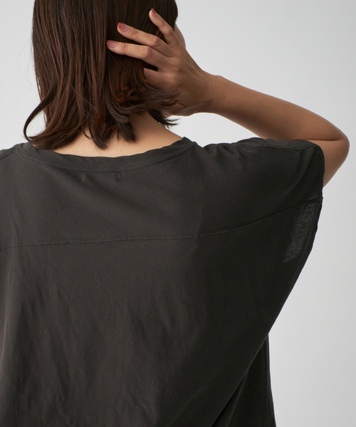 GREYCHORD（グレーコード）の「GREYCHORD グレイコード IVY Football design Tee LSGC00506NGR/SDG（Tシャツ/カットソー・レディース・ブラウン/チャコールグレー・FREE）」の22枚目の写真