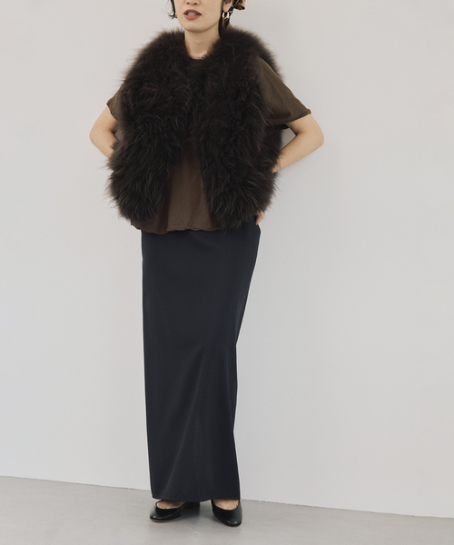 GREYCHORD（グレーコード）の「GREYCHORD グレイコード IVY Football design Tee LSGC00506NGR/SDG（Tシャツ/カットソー・レディース・ブラウン/チャコールグレー・FREE）」の3枚目の写真