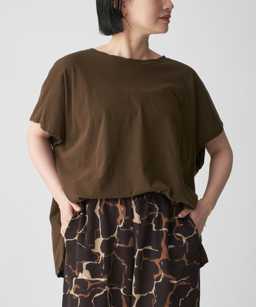 GREYCHORD（グレーコード）の「GREYCHORD グレイコード IVY Football design Tee LSGC00506NGR/SDG（Tシャツ/カットソー・レディース・ブラウン/チャコールグレー・FREE）」の4枚目の写真