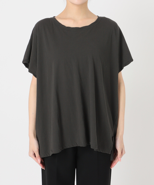 GREYCHORD（グレーコード）の「GREYCHORD グレイコード IVY Football design Tee LSGC00506NGR/SDG（Tシャツ/カットソー・レディース・ブラウン/チャコールグレー・FREE）」の9枚目の写真