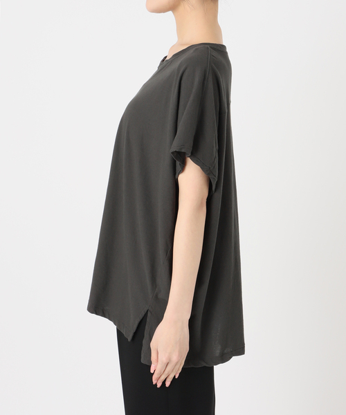 GREYCHORD（グレーコード）の「GREYCHORD グレイコード IVY Football design Tee LSGC00506NGR/SDG（Tシャツ/カットソー・レディース・ブラウン/チャコールグレー・FREE）」の10枚目の写真