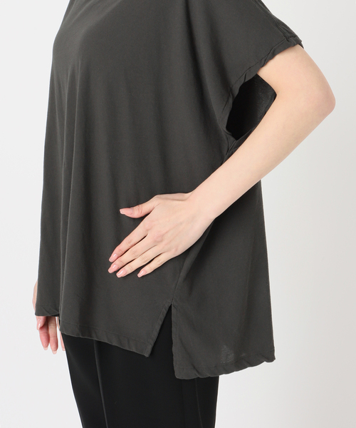 GREYCHORD（グレーコード）の「GREYCHORD グレイコード IVY Football design Tee LSGC00506NGR/SDG（Tシャツ/カットソー・レディース・ブラウン/チャコールグレー・FREE）」の13枚目の写真