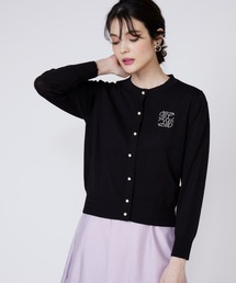 Maglie le cassetto マーリエ・ル・カセット　カーディガン　7号 Maglie le cassetto カーディガン 「M cassetto」バイカラー
