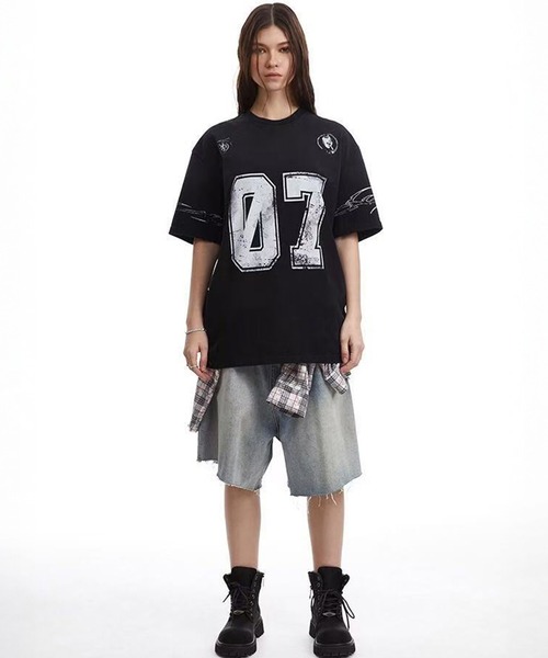 WESTSEA(ウエストシー)の「ヴィンテージ 半袖 ナンバリング ゲームシャツ(Tシャツ/カットソー・メンズ・ブラック/ホワイト・M/L/XL)」の18枚目の写真