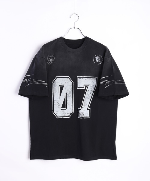 WESTSEA(ウエストシー)の「ヴィンテージ 半袖 ナンバリング ゲームシャツ(Tシャツ/カットソー・メンズ・ブラック/ホワイト・M/L/XL)」の11枚目の写真