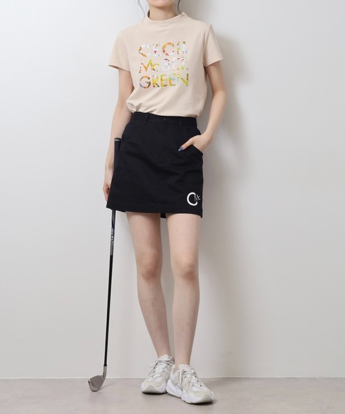 CECIL McBEE(セシルマクビー)の「FLOWER LOGO MOCK NECK(Tシャツ/カットソー・レディース・ベージュ/ホワイト・2(M)/1(S))」の13枚目の写真