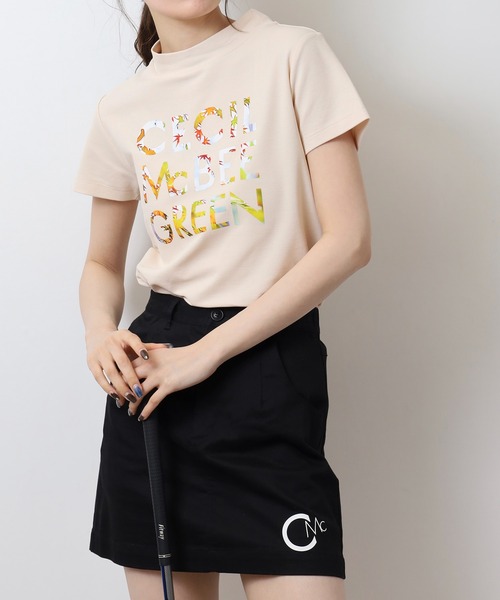 CECIL McBEE(セシルマクビー)の「FLOWER LOGO MOCK NECK(Tシャツ/カットソー・レディース・ベージュ/ホワイト・2(M)/1(S))」の10枚目の写真