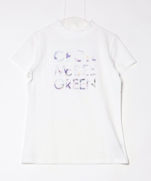 CECIL McBEE(セシルマクビー)の「FLOWER LOGO MOCK NECK(Tシャツ/カットソー・レディース・ベージュ/ホワイト・2(M)/1(S))」の18枚目の写真
