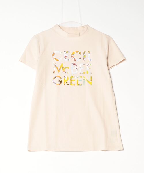 CECIL McBEE(セシルマクビー)の「FLOWER LOGO MOCK NECK(Tシャツ/カットソー・レディース・ベージュ/ホワイト・2(M)/1(S))」の19枚目の写真