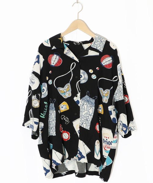 ブラウス シャツ 152728：orion×ScoLar リゾート柄シャツ レディース 152728：orion×ScoLar リゾート柄シャツ（シャツ/ブラウス