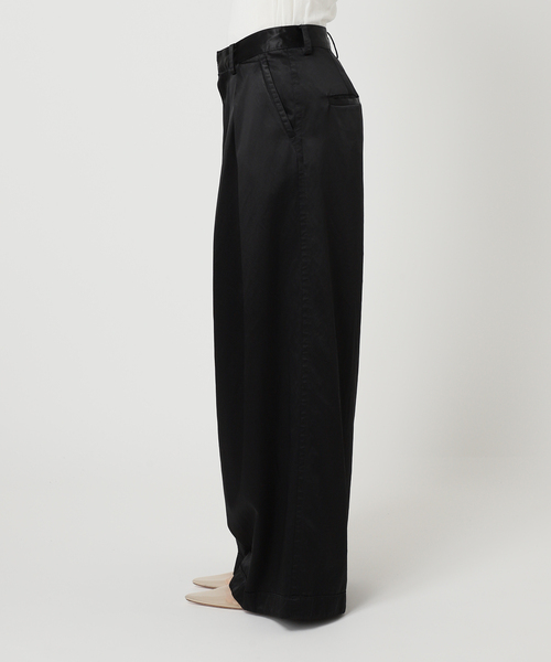 plage（プラージュ）の「R’IAM キュプラ ワイドパンツ（その他パンツ・レディース・ベージュ/ブラック・38/36/34）」の5枚目の写真