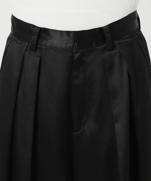 plage（プラージュ）の「R’IAM キュプラ ワイドパンツ（その他パンツ・レディース・ベージュ/ブラック・38/36/34）」の8枚目の写真