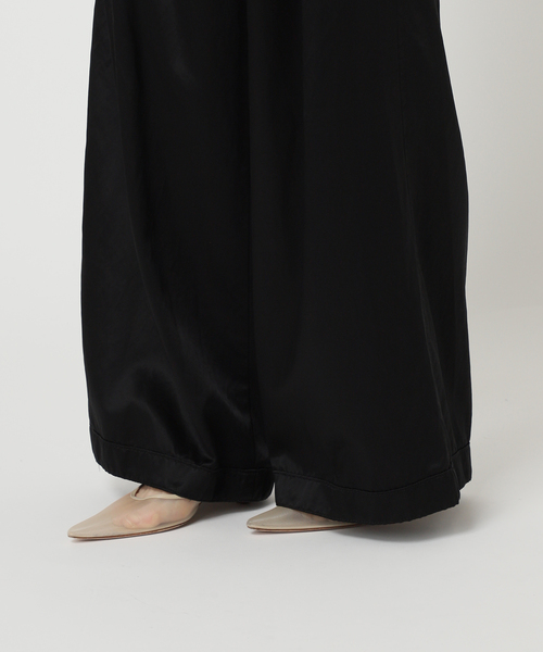 plage（プラージュ）の「R’IAM キュプラ ワイドパンツ（その他パンツ・レディース・ベージュ/ブラック・38/36/34）」の11枚目の写真