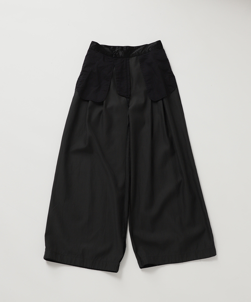 plage（プラージュ）の「R’IAM キュプラ ワイドパンツ（その他パンツ・レディース・ベージュ/ブラック・38/36/34）」の13枚目の写真