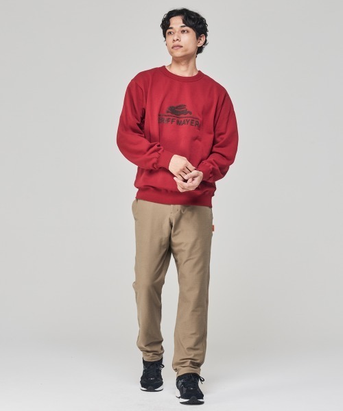 KRIFF MAYER（クリフメイヤー）の「【裏微起毛】ほどのびイージーパンツ（その他パンツ・メンズ・ブラック/カーキ/チャコール/ベージュ・SMALL/MEDIUM/LARGE/X-LARGE）」の20枚目の写真