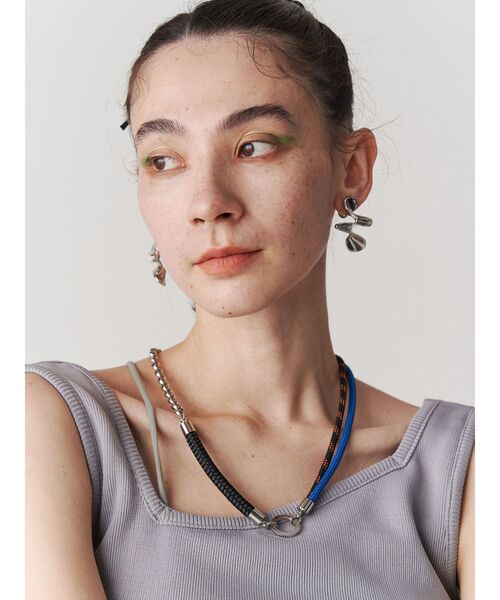 UN3D.(アンスリード)の「MIX ROPE CHAIN NL / ミックスロープチェーンネックレス(ネックレス・レディース・ゴールド/シルバー・FREE)」の6枚目の写真