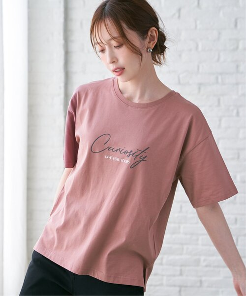 ikka(イッカ)の「ロゴフォトプリントT(Tシャツ/カットソー・レディース・ホワイト/ピンク/チャコール/ミント/その他1/オフホワイト・M/L/S)」の14枚目の写真