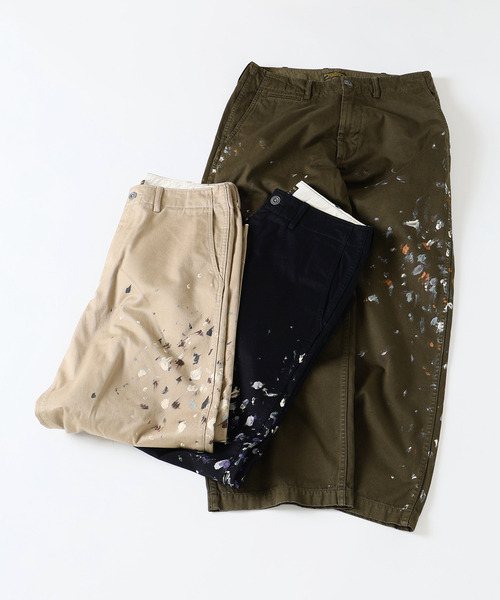 JOURNAL STANDARD J.S HOMESTEAD（ジャーナルスタンダードホームステッド）の「J.S.Homestead / スプラッシュ ビッグ チノ パンツ（チノパンツ・メンズ・ブラック/ベージュ/ブラウン・MEDIUM/LARGE）」の21枚目の写真