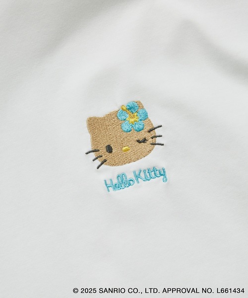 ROPE' PICNIC(ロペピクニック)の「【ROPE' PICNIC×ハローキティ コラボ】日焼けハローキティ アソートTシャツ(Tシャツ/カットソー・レディース・ホワイト/ホワイト系その他/ピンク/ブラック・FREE)」の21枚目の写真