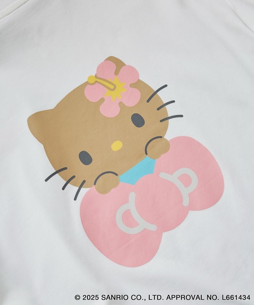 ROPE' PICNIC(ロペピクニック)の「【ROPE' PICNIC×ハローキティ コラボ】日焼けハローキティ アソートTシャツ(Tシャツ/カットソー・レディース・ホワイト/ホワイト系その他/ピンク/ブラック・FREE)」の18枚目の写真