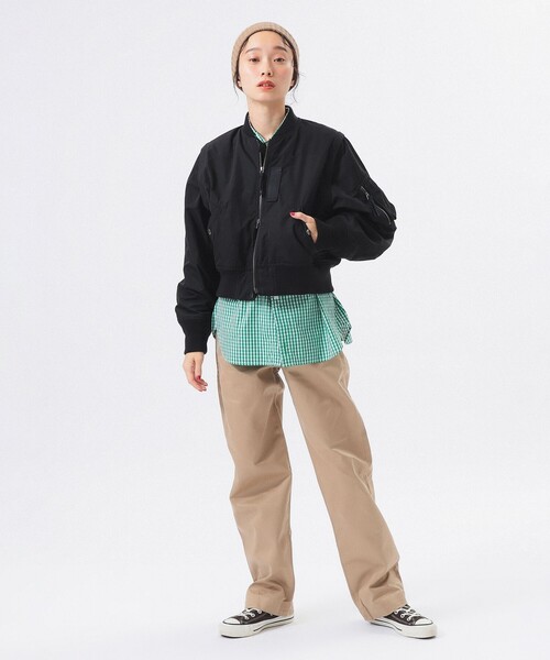 デタッチ スリーブ ミリタリー ブルゾン（MA-1）｜BEAMS BOY（ビームス