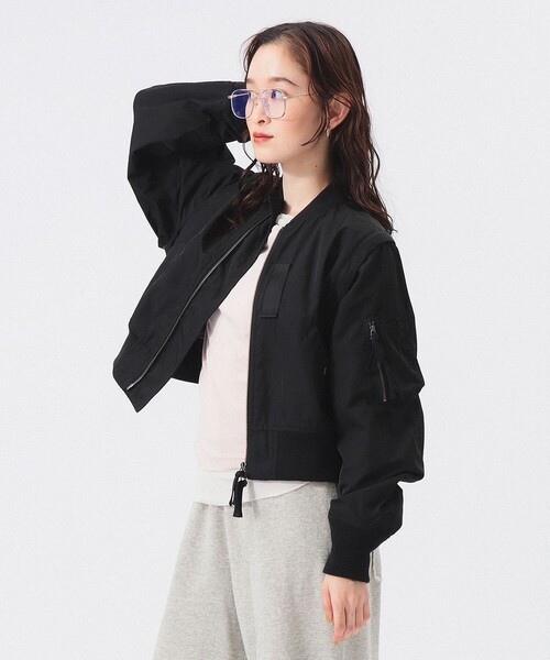 デタッチ スリーブ ミリタリー ブルゾン（MA-1）｜BEAMS BOY