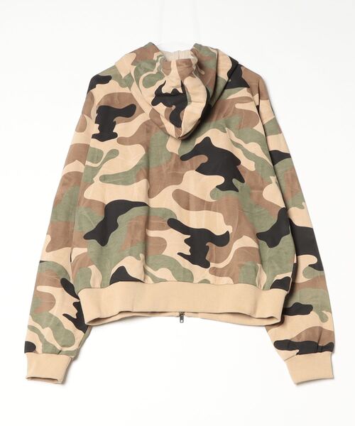 セール】ウッドランドカモダブルフェイスジップパーカー（パーカー