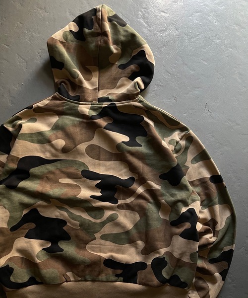 セール】ウッドランドカモダブルフェイスジップパーカー（パーカー