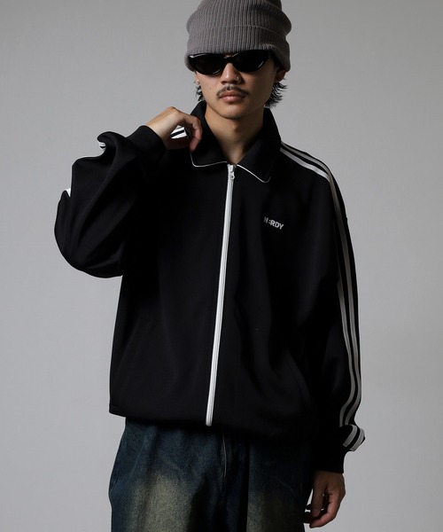 FUKUNAGA STABLE ジャージ ブラック クランクテープ トラックジャケット – EGOZARU ONLINE STORE